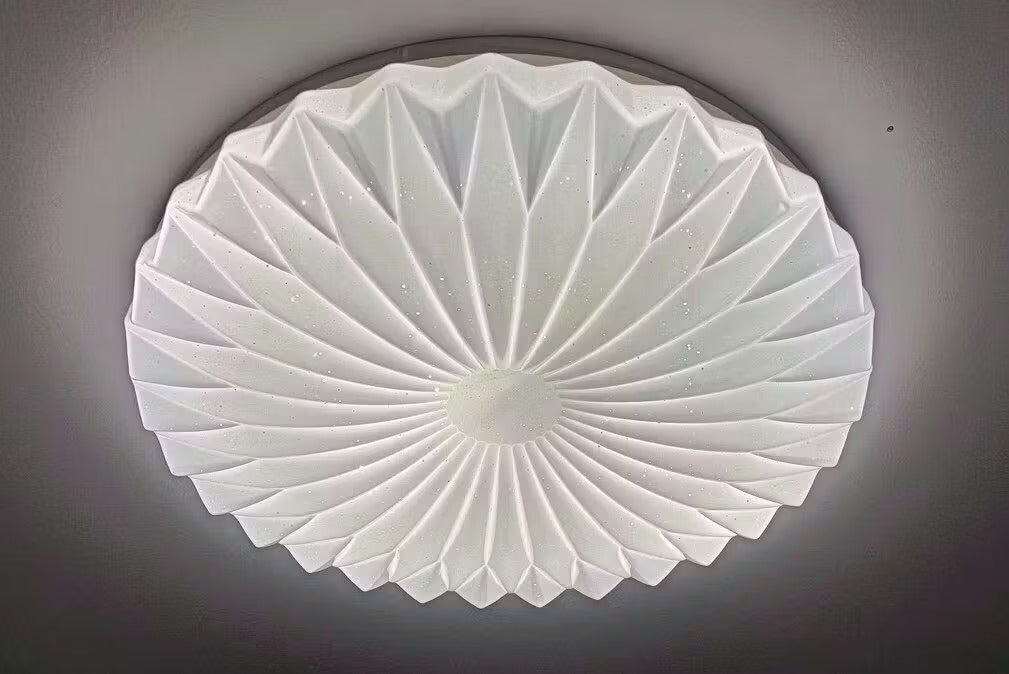 Plafonnier LED blanc crème français