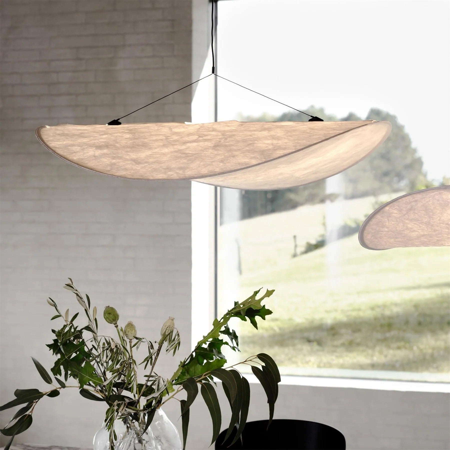 Suspension lumineuse de style nordique