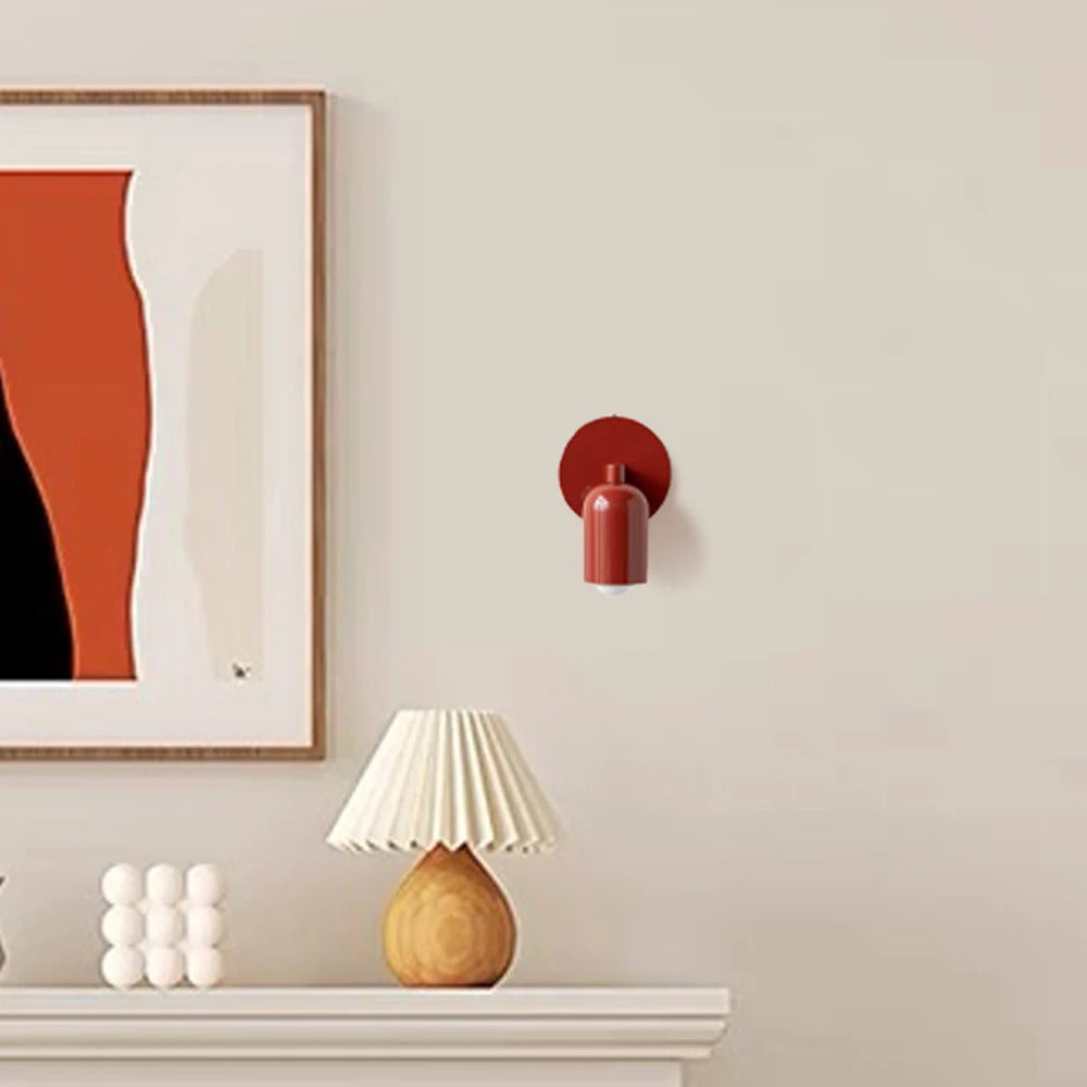 Applique murale simple et moderne de petite taille, teintée