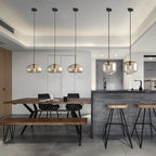 Suspension moderne en verre pour salon