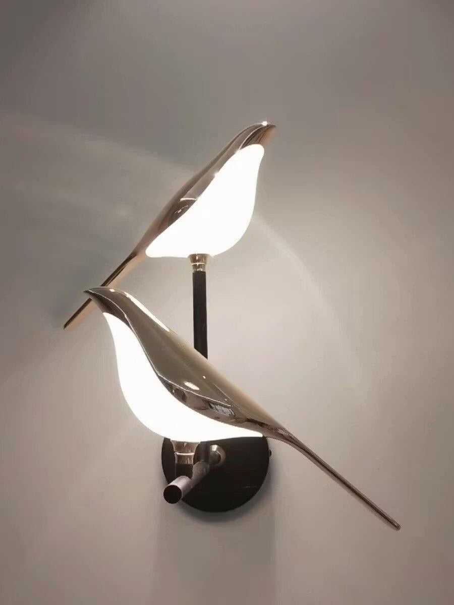 Applique murale moderne Led Golden Bird pour couloir
