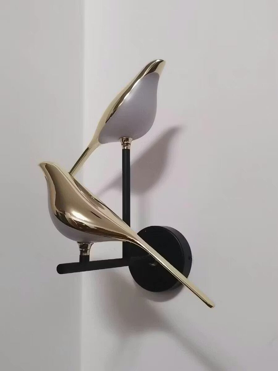 Applique murale moderne Led Golden Bird pour couloir