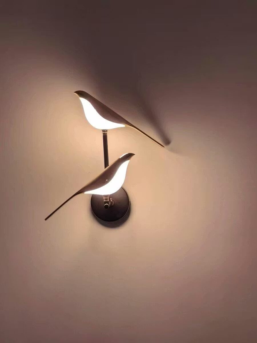 Applique murale moderne Led Golden Bird pour couloir