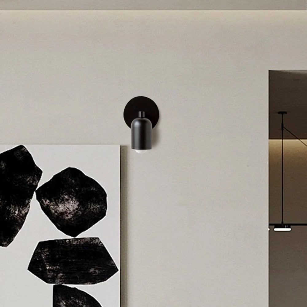 Applique murale simple et moderne de petite taille, teintée