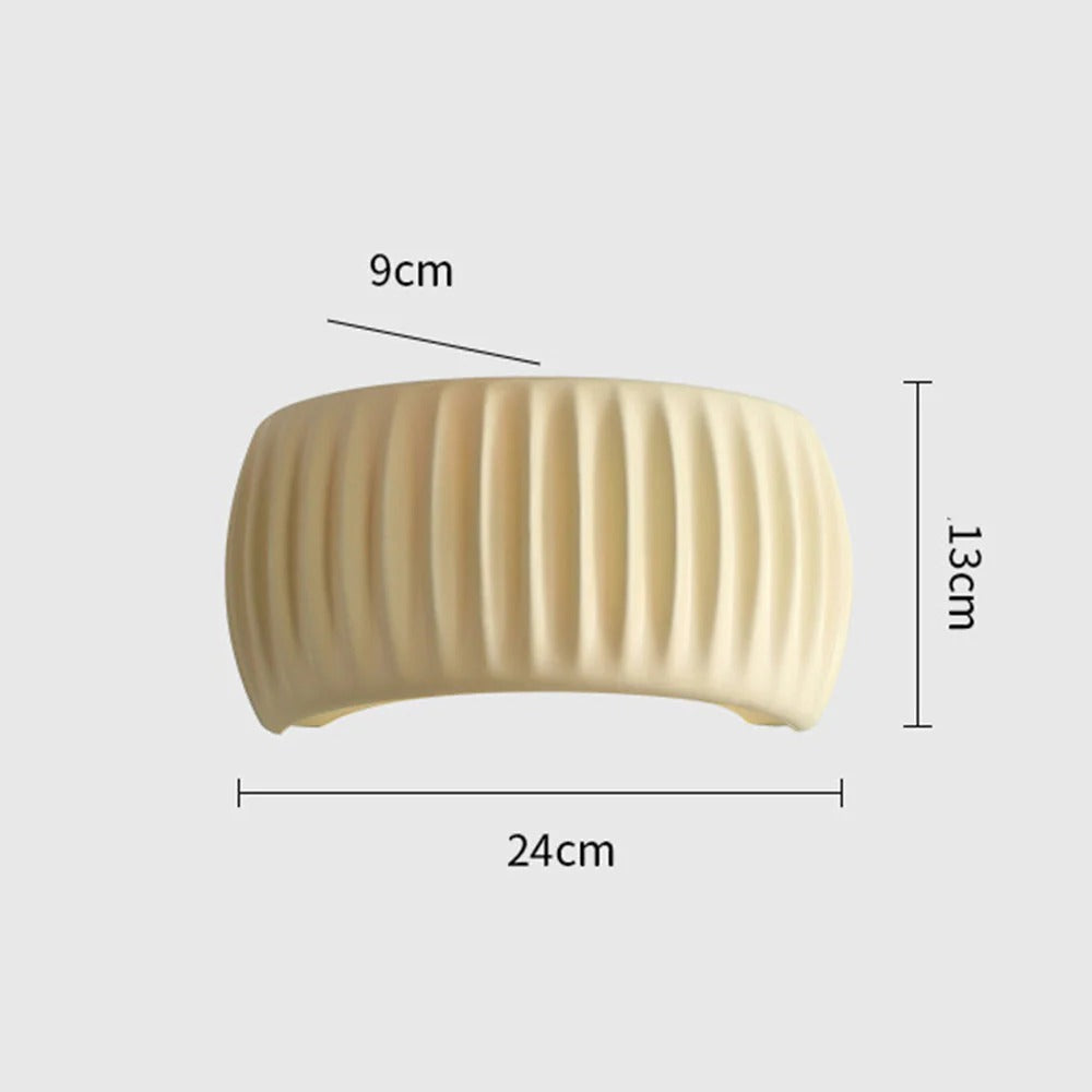 Applique murale simple couleur crème