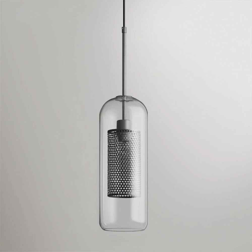 Suspension moderne en verre Chiswick