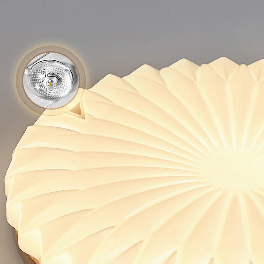 Plafonnier LED blanc crème français